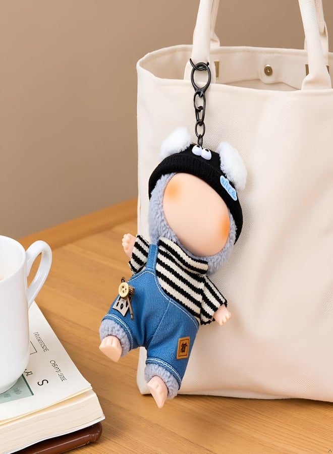 Vessena Doll Clothes Set for 6.7-inch/5.9-inch Dolls - Luxury Chic High-End Fashion Outfit with Suitable Accessories, Slyly Carefree (No Dolls) - Image 3